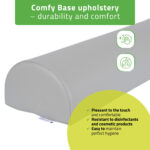 Habys mezzo rullo per massaggio 60 cm grigio