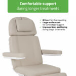 Habys poltrona da trattamento elettrica 3 motori beige Tavia