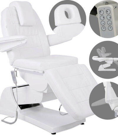 Habys poltrona da trattamento elettrica bianco Velora PRO 4