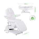Habys poltrona da trattamento elettrica bianco Velora PRO 4
