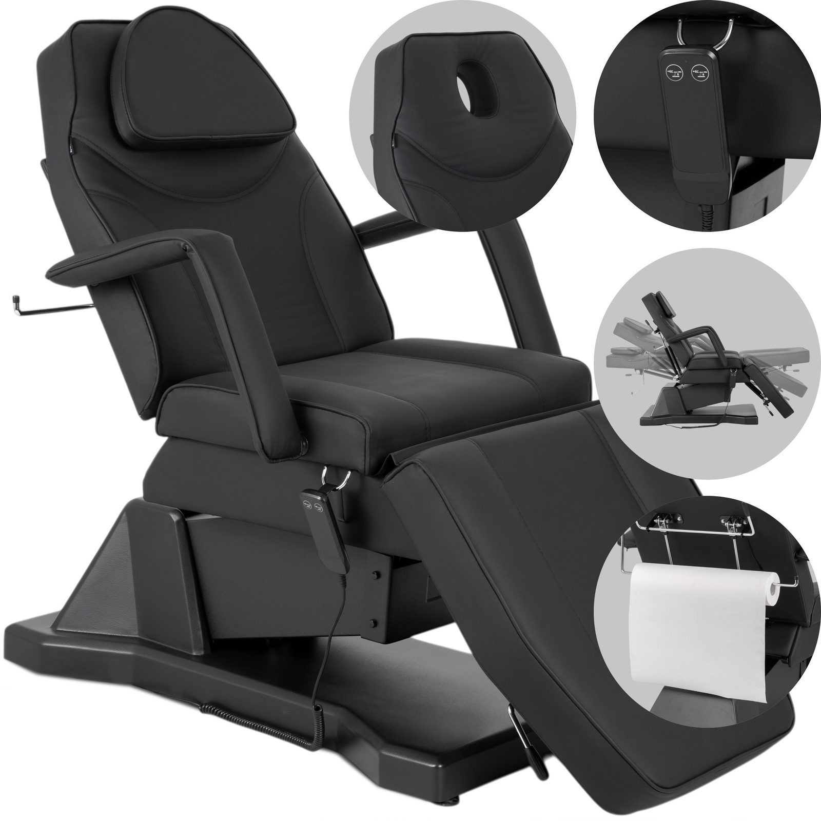 Habys poltrona da trattamento elettrica nero Touch Core k315 Habys poltrona da trattamento elettrica nero Touch Core k315