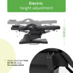 Habys poltrona da trattamento elettrica nero Touch Core k315
