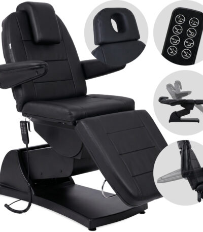 Habys poltrona da trattamento elettrica nero Velora PRO 4