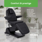 Habys poltrona da trattamento elettrica nero Velora PRO 4