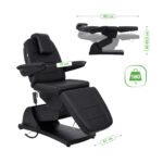 Habys poltrona da trattamento elettrica nero Velora PRO 4