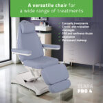 Habys poltrona estetica elettrica 3 motori lilla Elara PRO 4