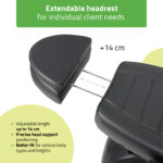 Habys poltrona estetica elettrica 3 piani nero Leo PRO 4