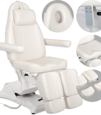 Habys poltrona estetica elettrica bianca Elara PRO 6P
