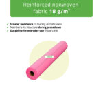 Habys rotolo copralettino perforato rosa 70 cm