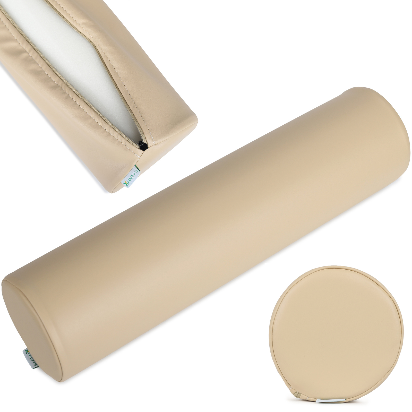 Habys rullo cilindrico 15x60 cm similpelle beige Habys rullo cilindrico 15x60 cm similpelle beige