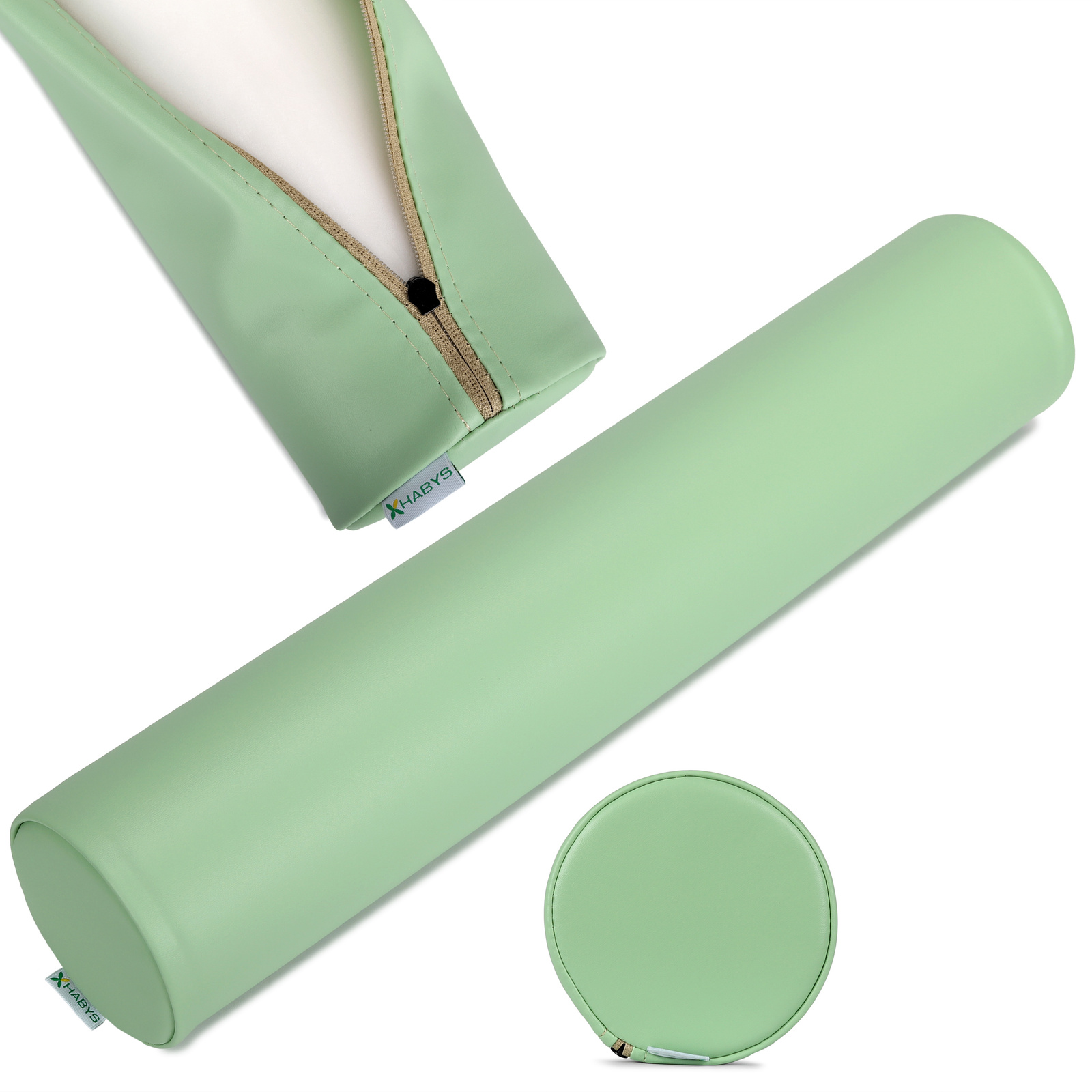 Habys rullo da massaggio 12x60 cm verde chiaro Habys rullo da massaggio 12x60 cm verde chiaro