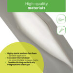 Habys rullo da massaggio 60 cm grigio