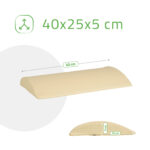 Habys rullo lombare 40x25x5 cm beige Aveno Life