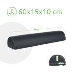 Habys rullo semicilindrico 60 cm media densità nero Aveno Life