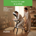 Habys sedia da massaggio ergonomica bianco Flexo Comfy Base