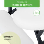Habys sedia da massaggio ergonomica bianco Flexo Comfy Base