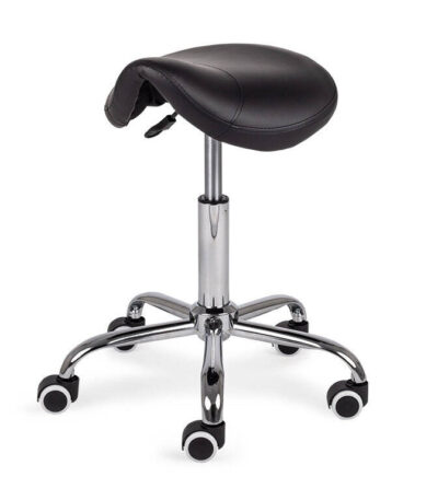 Habys sgabello a sella ergonomico nero LOFI