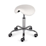 Habys sgabello a sella girevole ergonomico bianco LOFI