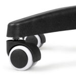 Habys sgabello schienale ergonomico grigio Tessa