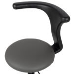 Habys sgabello schienale ergonomico grigio Tessa