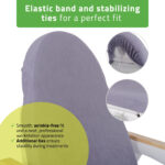 Habys telo in spugna con elastico grigio