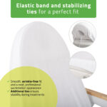 Habys telo spugna con elastico bianco