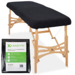 Habys telo spugna per lettino elastico nero