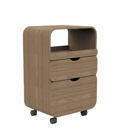 Silverfox carrello legno con ruote naturale NATURAL