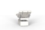 Silverfox lettino da trattamento elettrico riscaldato bianco OKEN