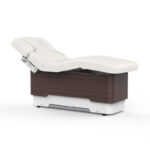 Silverfox lettino da trattamento elettrico riscaldato bianco Onyx