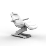 Silverfox poltrona estetica elettrica 4 motori bianco RUBY